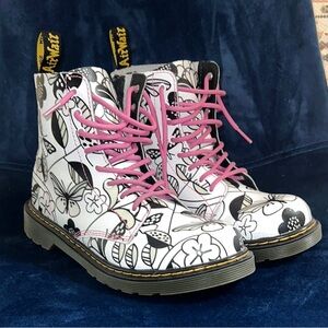 Dr. Martens color changing Floral Boots